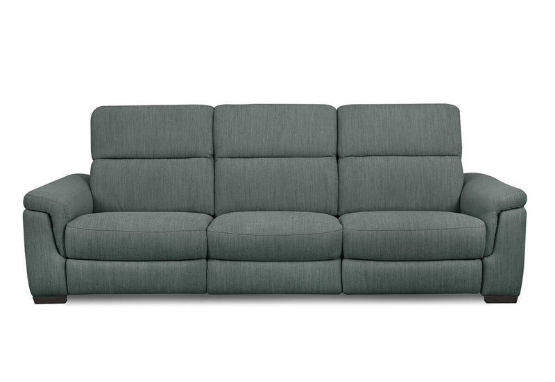 LUCIANO Fabric 3.5 Seater Sofa with 2 Electric Recliners