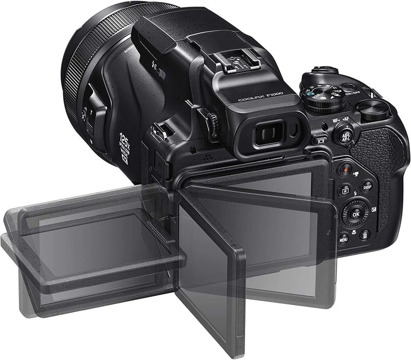 Nikon Coolpix P1000 Digital Camera, Black