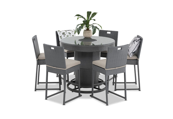 COLDIE 7 Piece Outdoor Bar Setting.