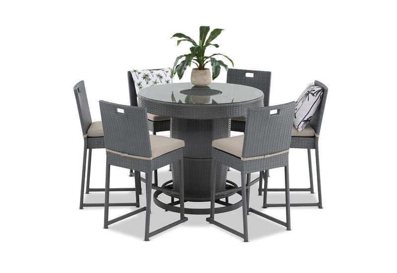 COLDIE 7 Piece Outdoor Bar Setting.