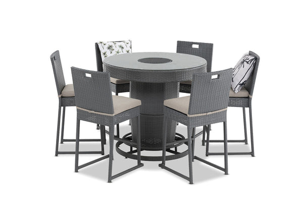 COLDIE 7 Piece Outdoor Bar Setting.