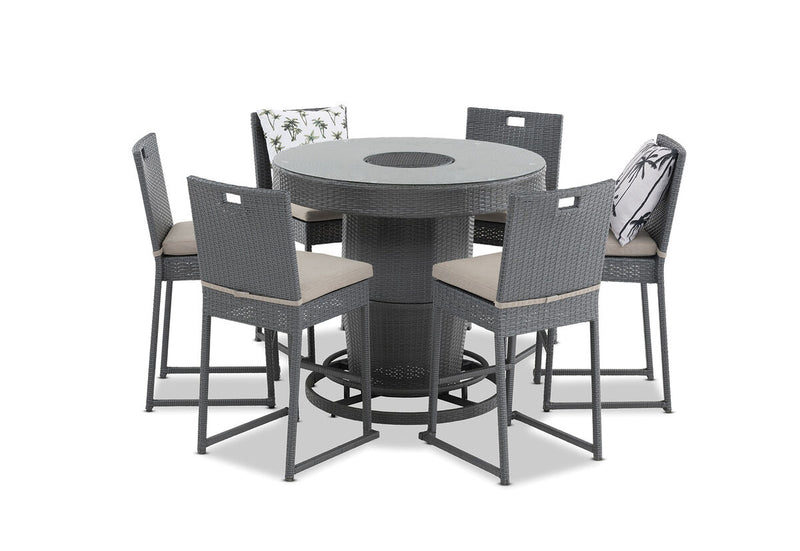 COLDIE 7 Piece Outdoor Bar Setting.