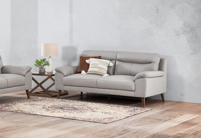 CASPIAN Leather 3 Seat Sofa