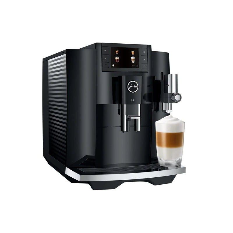 Jura E8 Fully Automatic Coffee Machine (Piano Black)