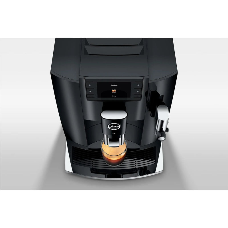 Jura E8 Fully Automatic Coffee Machine (Piano Black)