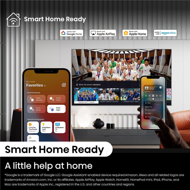 Hisense 85" U6NAU Mini-LED 4K QLED Smart TV [2024]