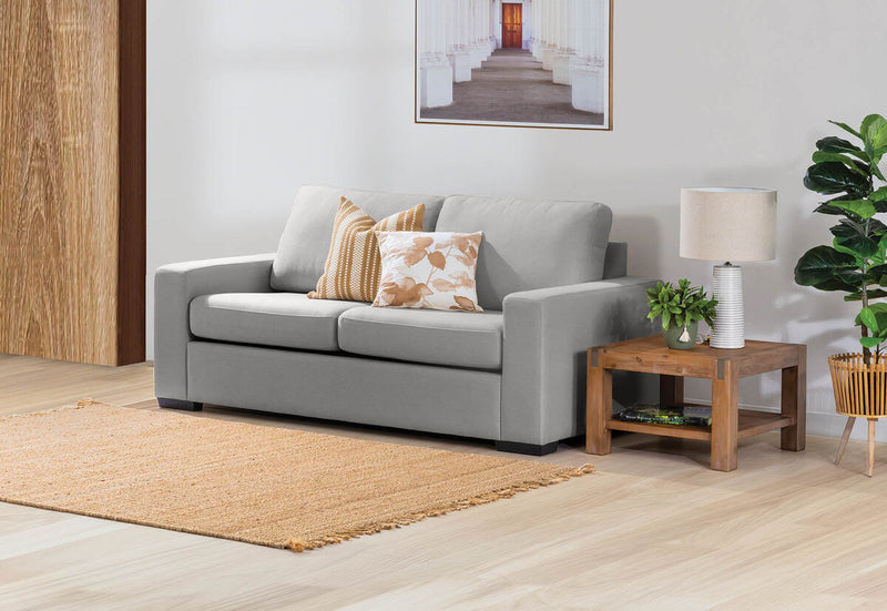 KIRBY Fabric 3 Seat Sofa Bed