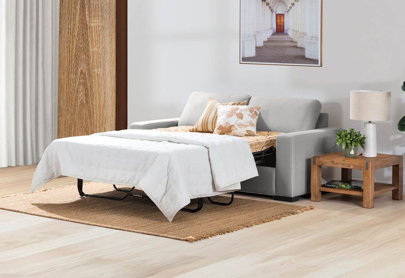 KIRBY Fabric 3 Seat Sofa Bed