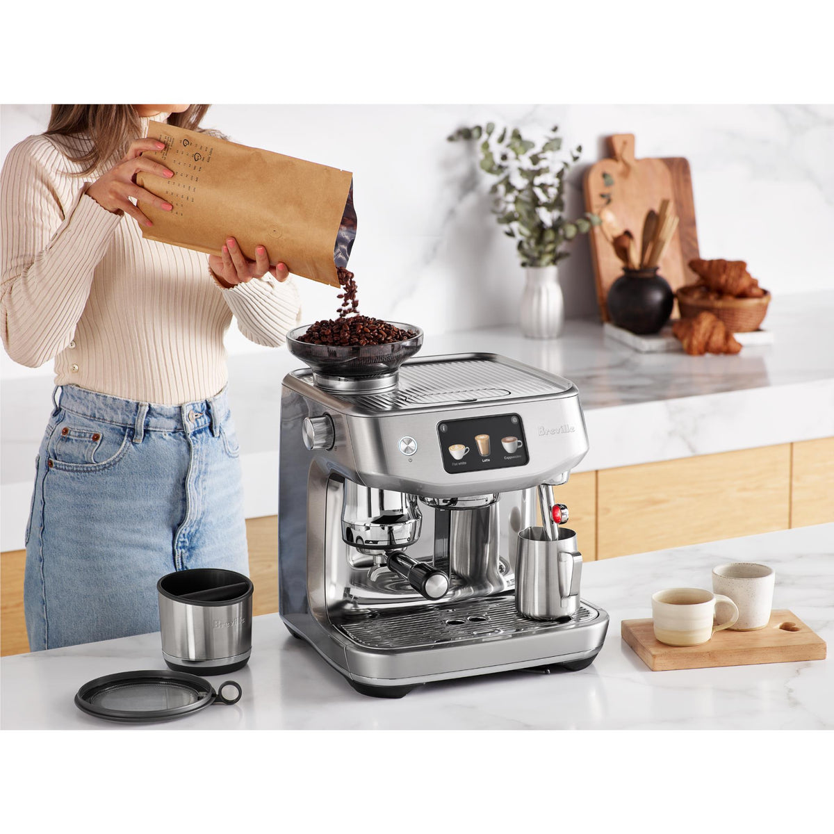 Breville The Oracle Jet Manual Coffee Machine (Stainless Steel) — view 4