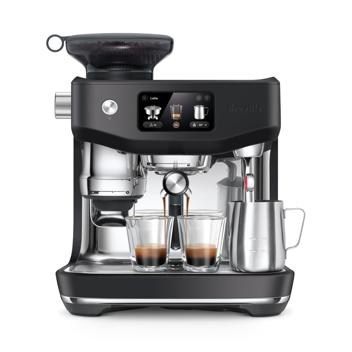 Breville The Oracle Jet Manual Coffee Machine (Black Truffle) — view 3