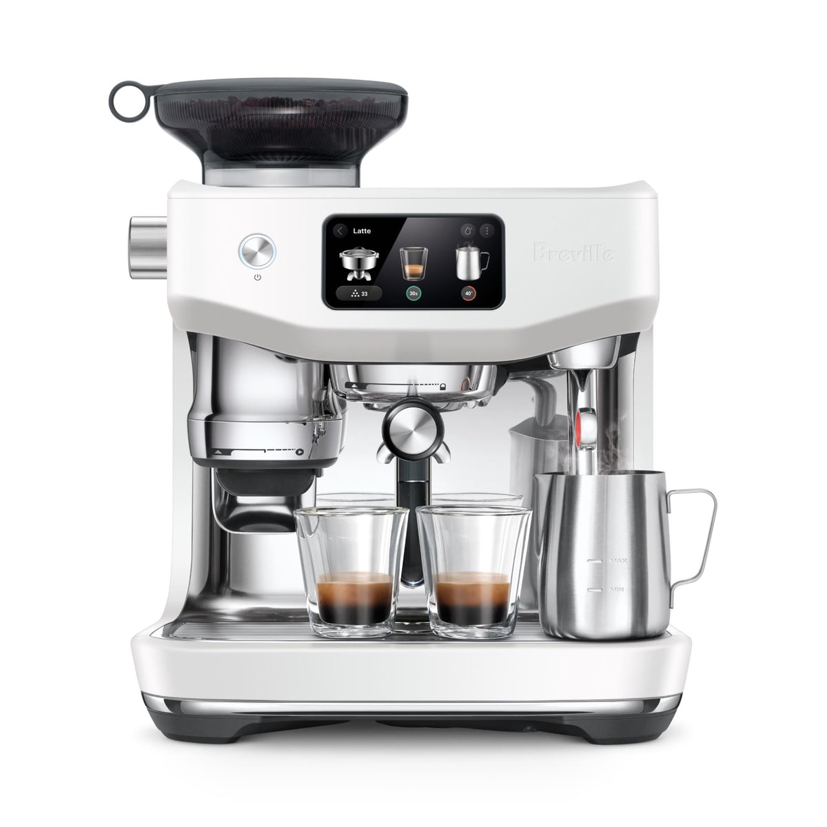 Breville The Oracle Jet Manual Coffee Machine (Sea Salt) — view 3