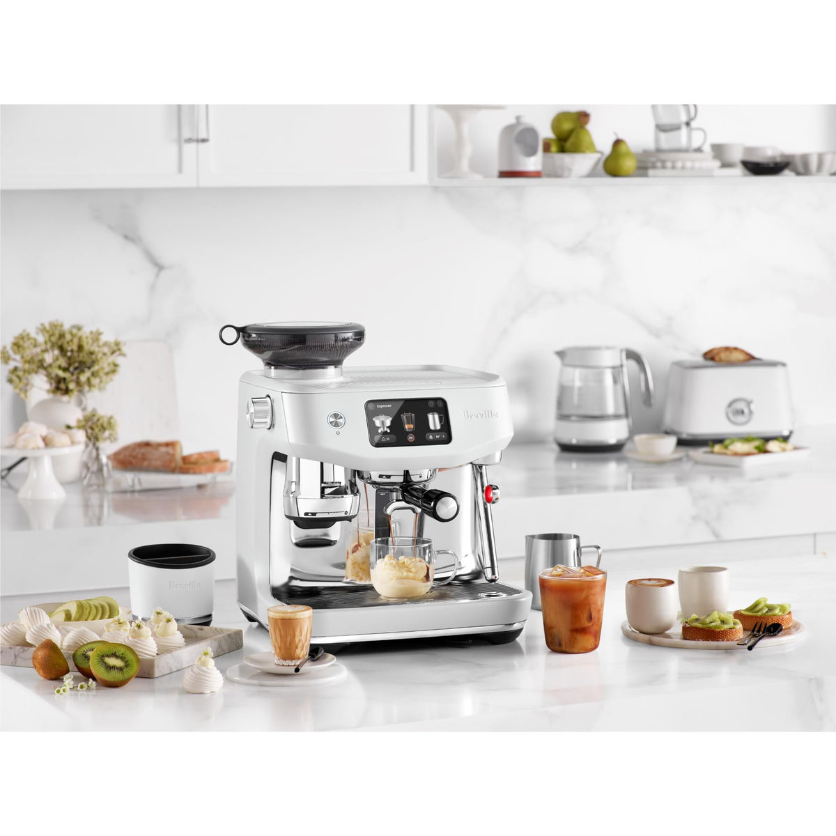 Breville The Oracle Jet Manual Coffee Machine (Sea Salt) — view 4