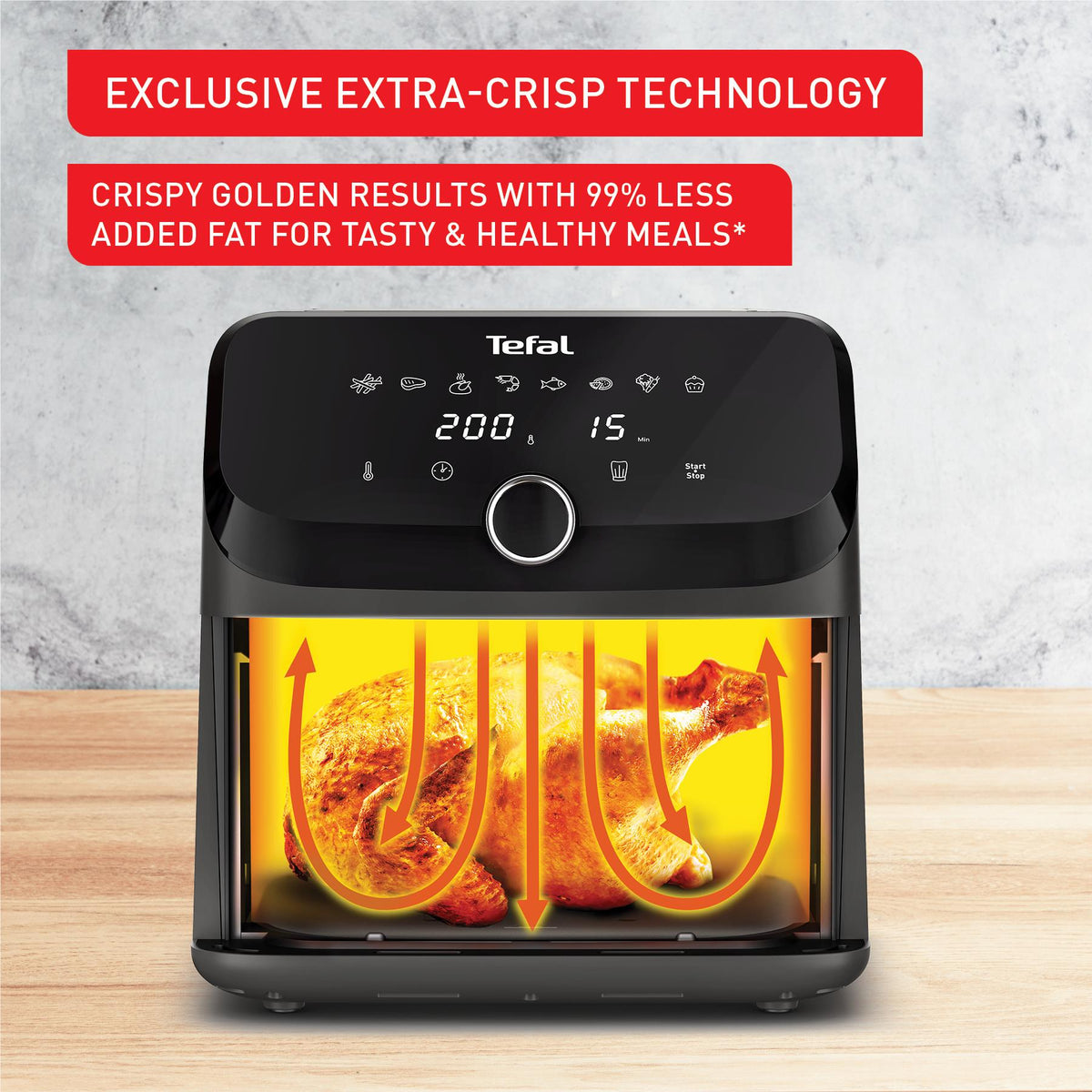 Tefal EY855D Easy Fry Mega 7.5L Air Fryer — view 2