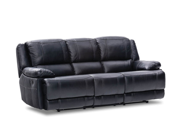 FLOYD Leather 3 Seat Sofa with 2 Inbuilt Recliners