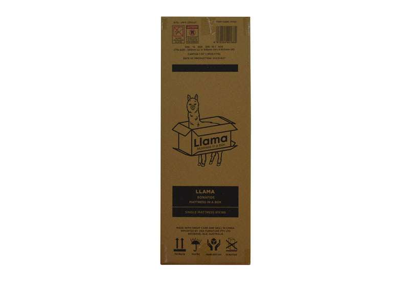 LLAMA Bonafide Single Mattress