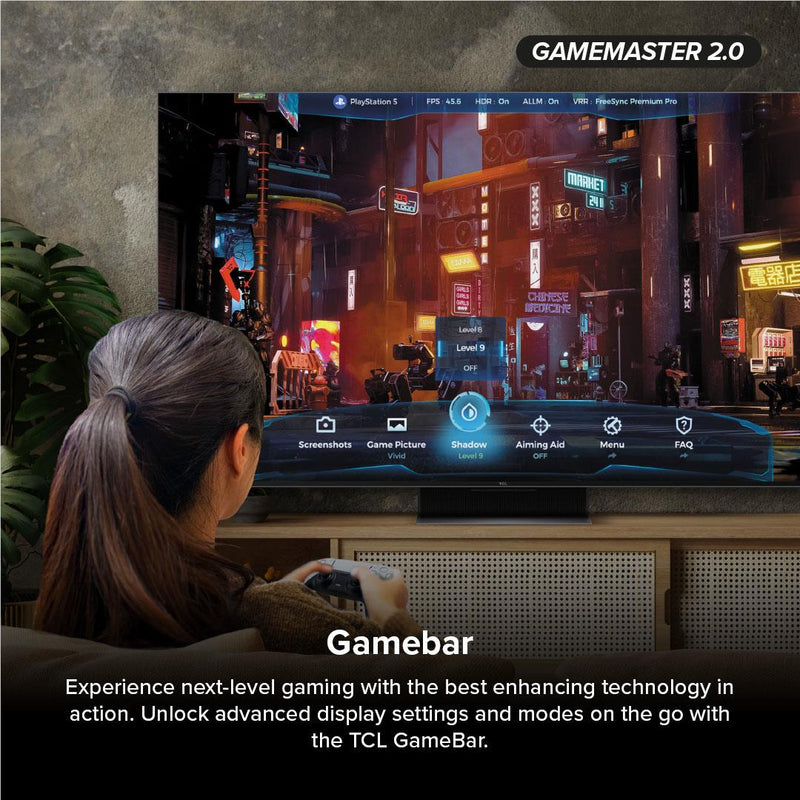 TCL 85" C745 PRO 4K UHD QLED Google TV (2024)