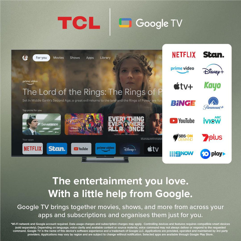 TCL 85" C745 PRO 4K UHD QLED Google TV (2024)