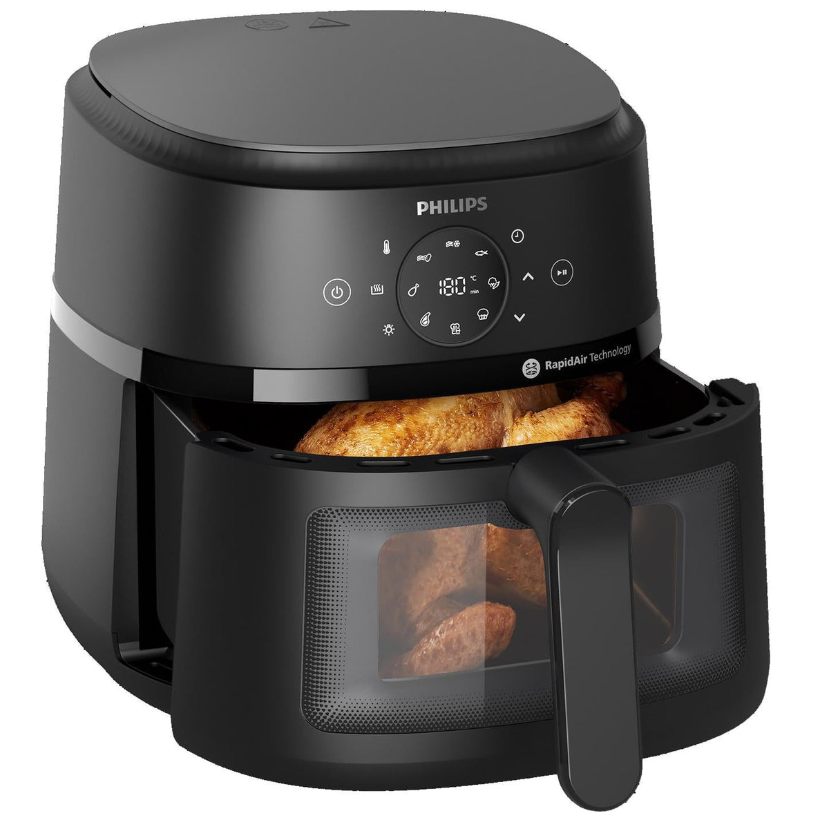 Philips 2000 Series 6.2L Air Fryer XL (Black) — view 2