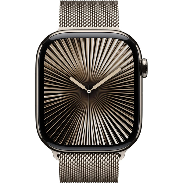 Apple Watch Series 10 GPS + Cellular 42mm Natural Titanium - Milanese Loop