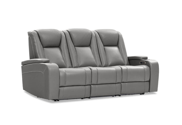 SENTINAL MK2 LEATHER 3 Seater with 2 Electric Recliners