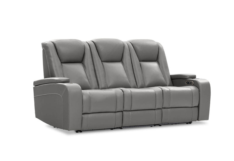 SENTINAL MK2 LEATHER 3 Seater with 2 Electric Recliners