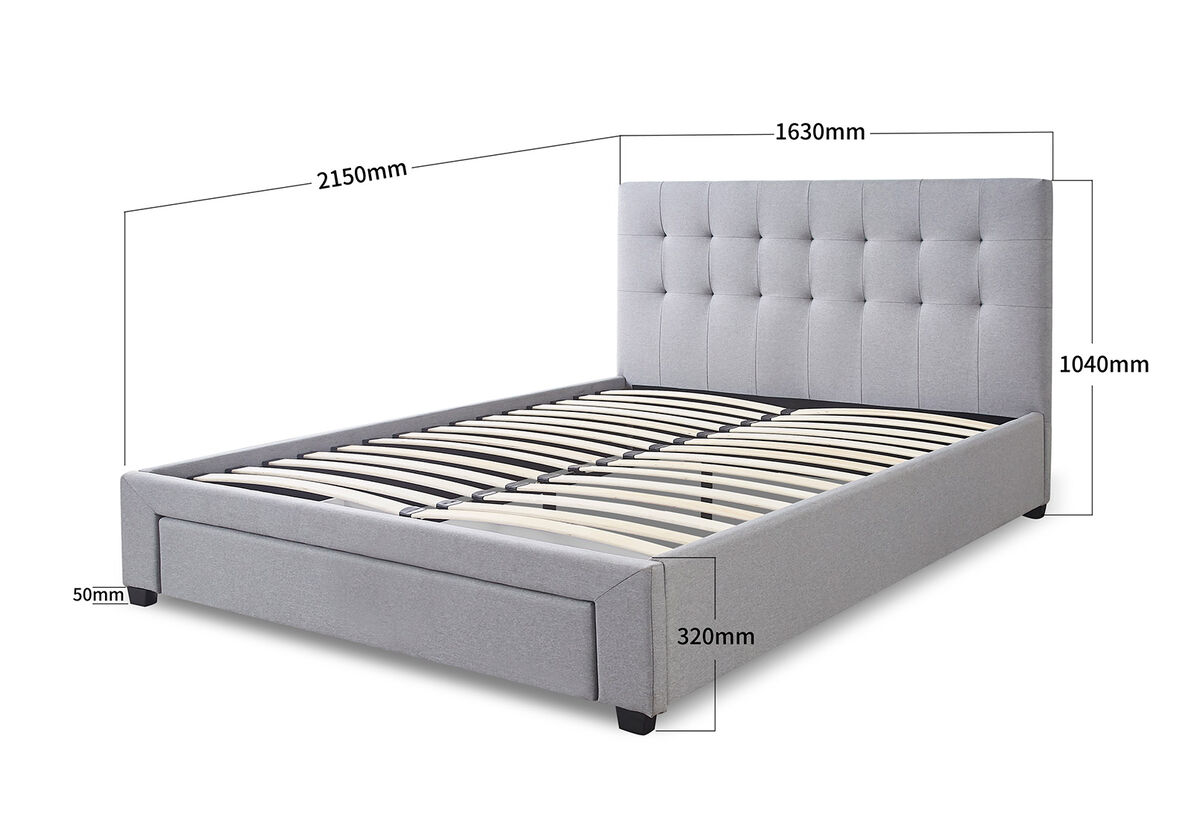 SOUTHAMPTON Queen Bed with Drawer