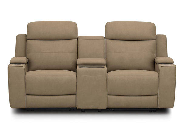 ALEXIOS 2 Seater with Electric Recliner and Console