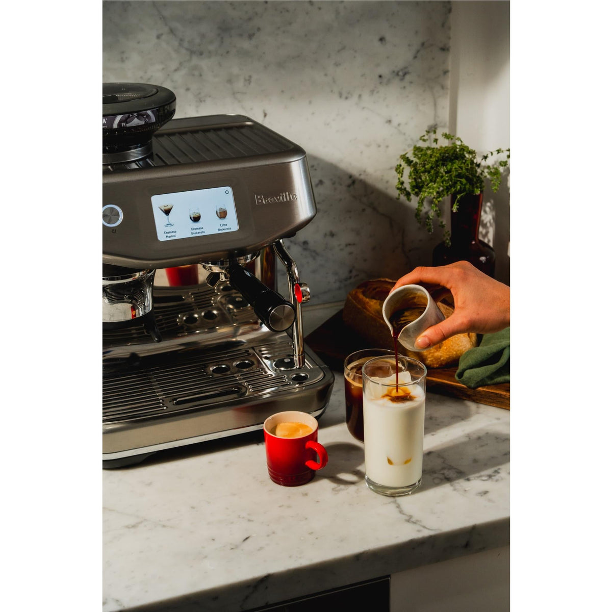 Breville The Barista Touch Impress (Black Truffle) — view 2
