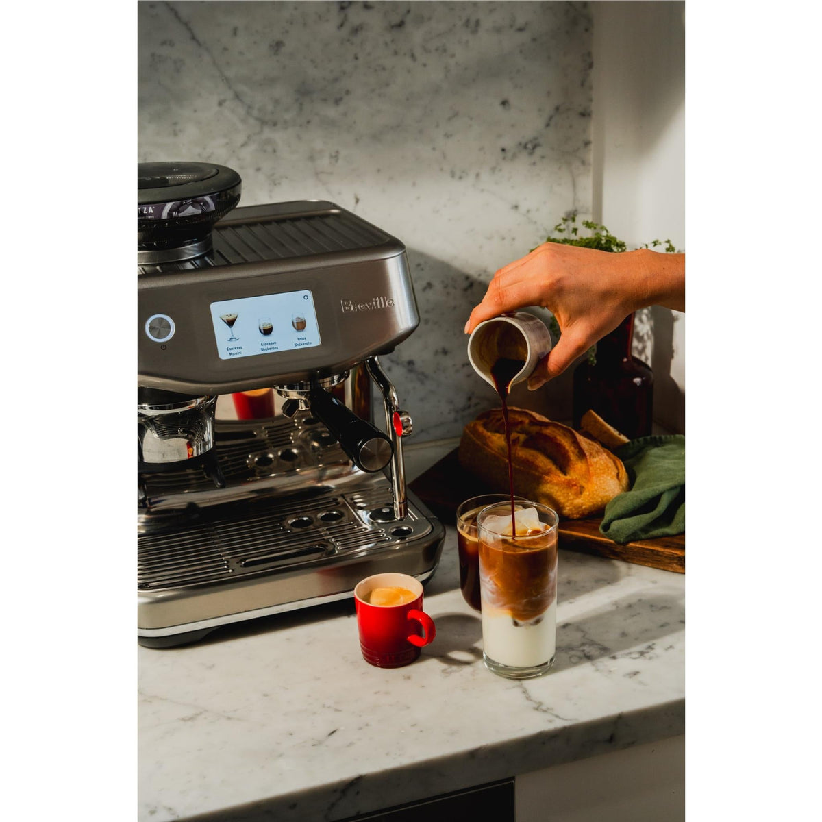 Breville The Barista Touch Impress (Black Truffle) — view 4