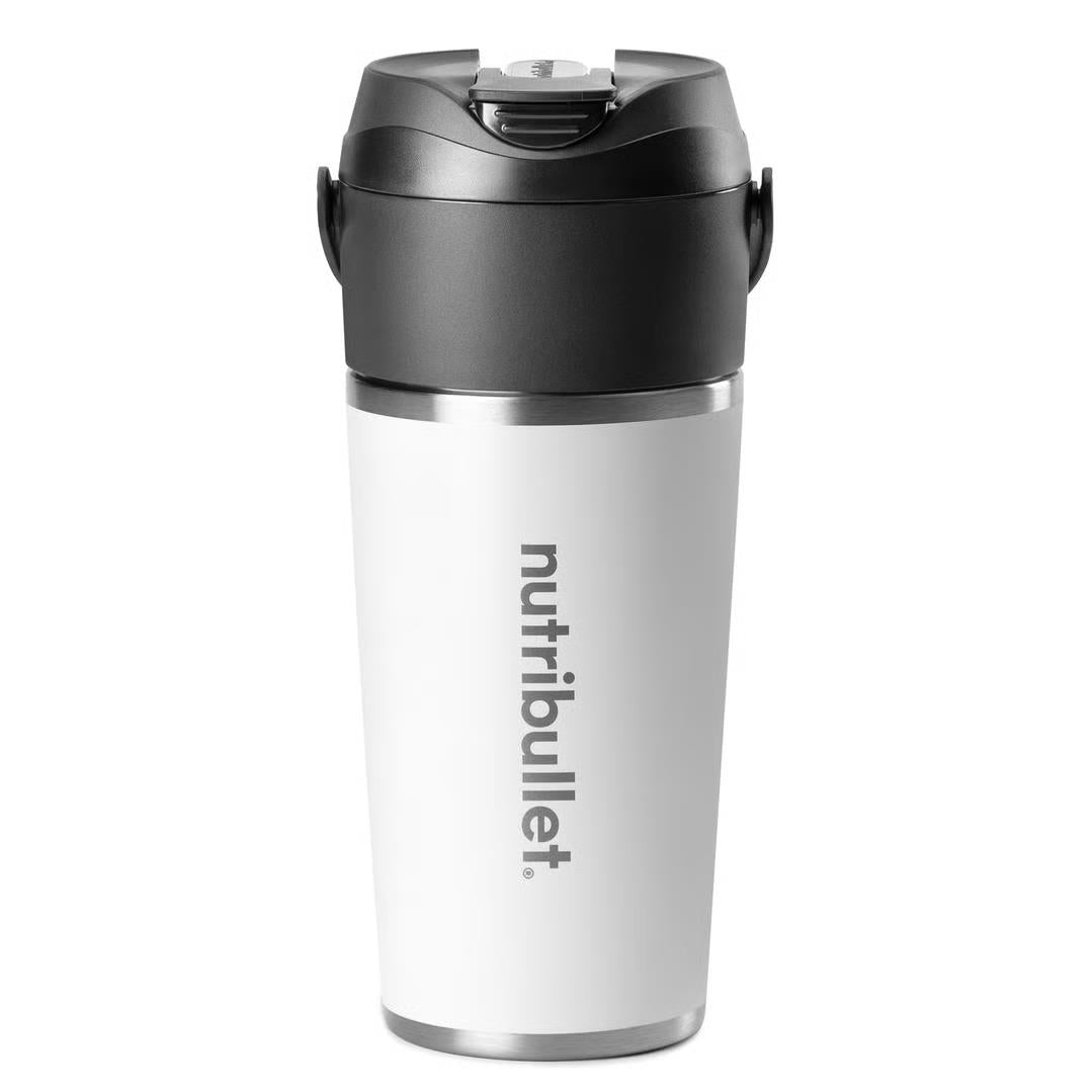 NutriBullet Flip Stainless Steel Portable Blender (White) — view 1