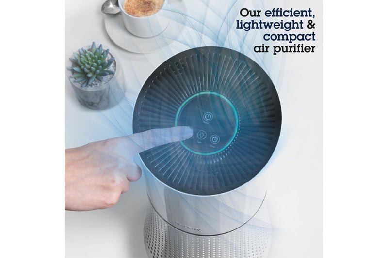 Beldray 31.5x28x18cm Total Air Purifier w Night Light Lightweight Compact