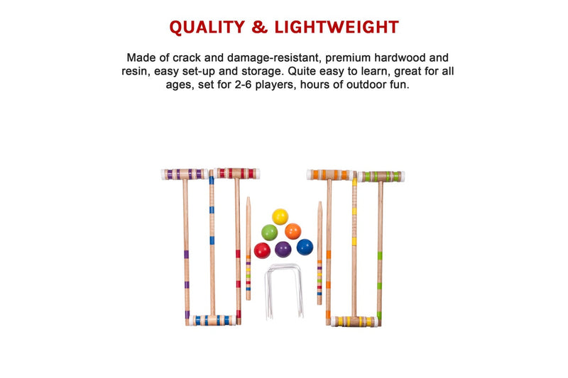 Croquet Set - Up to 6 Players