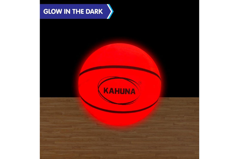 Kahuna Basketball L.E.D Glow Light Up Trampoline Ball