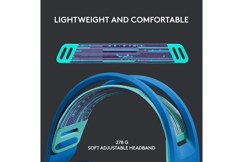 Logitech G733 LIGHTSPEED Wireless RGB Gaming Headset - Blue