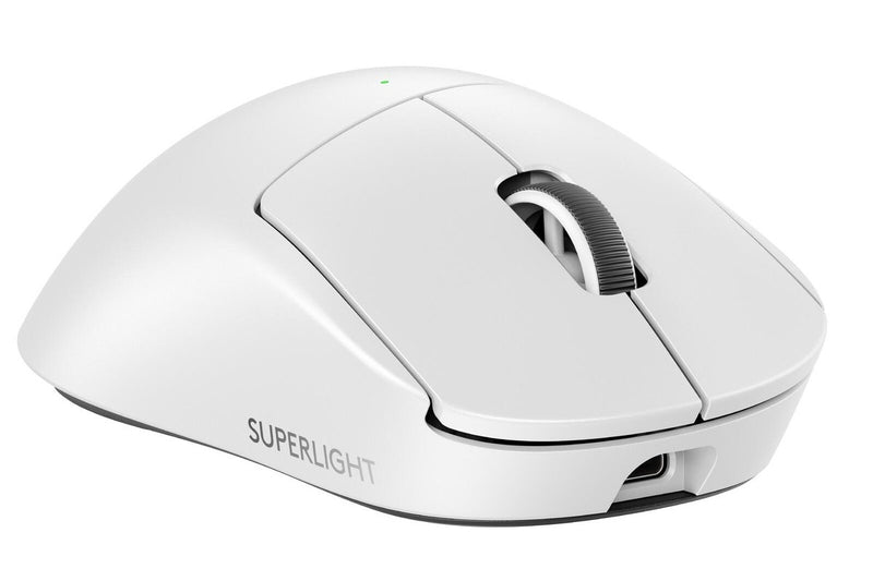 Logitech G PRO X Superlight 2 DEX LIGHTSPEED Gaming Mouse (White)