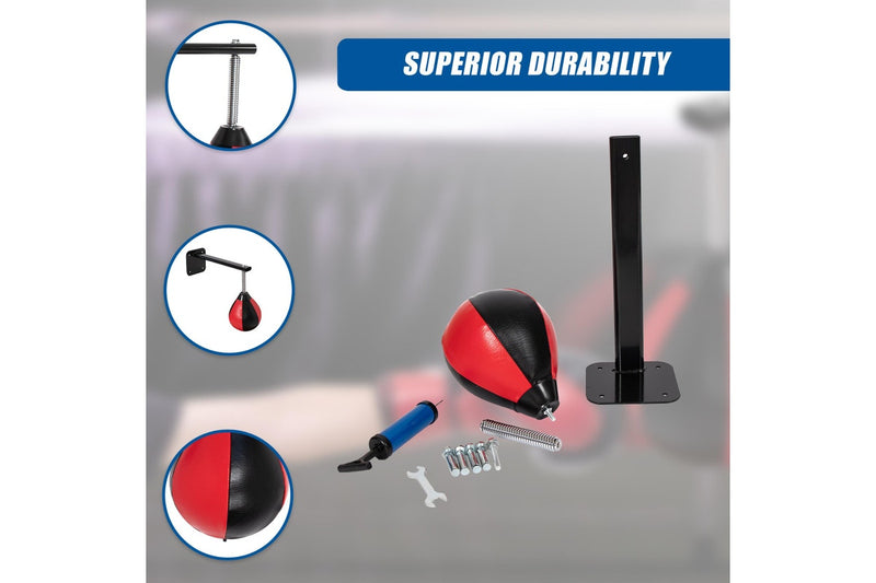 Speed Bag Boxing Punching Bag Wall Mount Reflex Training