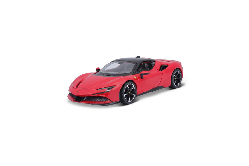 Maisto Race & Play 1:24 Ferrari SF 90 Stradale Hybrid Model Car Kids Toy 3y+