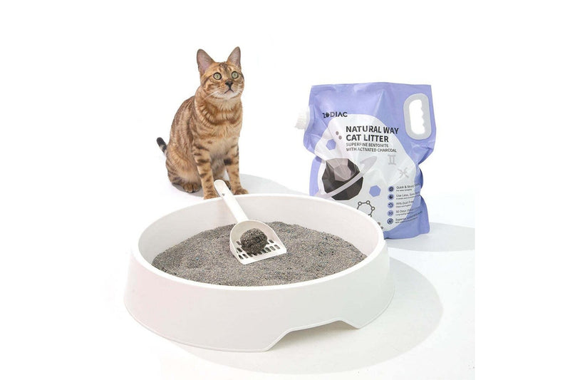 Zodiac Natural Way 4.5kg Superfine Bentonite w Activated Charcoal Cat Litter