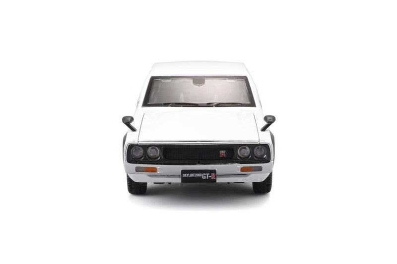 Maisto 1973 Nissan Skyline 2000 GT-R Diecast Display Model 1:24 Scale Toy WHT 3+