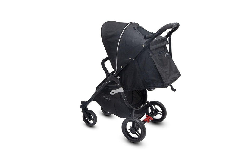 Valco Baby Snap 4 Black Pram Stroller Foldable Recline for Baby Infant Toddler