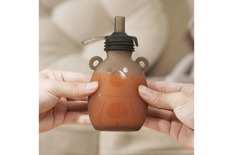 Haakaa: Happii Bear Silicone Goody Pouch (170ml x 4)