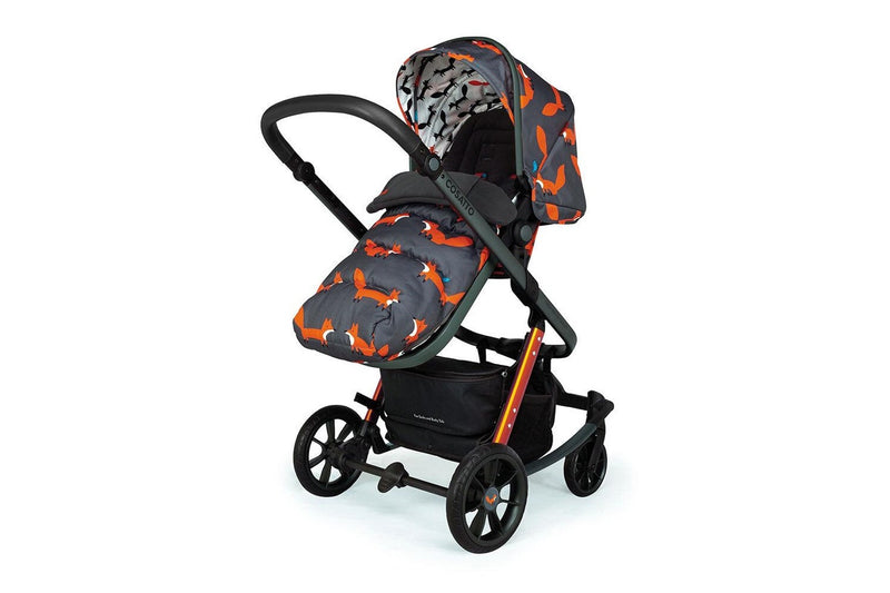 Cosatto Giggle Quad Pram & Push Chair Charcoal Mr Fox Baby Infant Toddler 0m+
