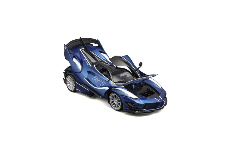 Maisto 1:18 R&P Ferrari FXX EVO No.70 Blue Model Car Kids Childrens Toy 3y+