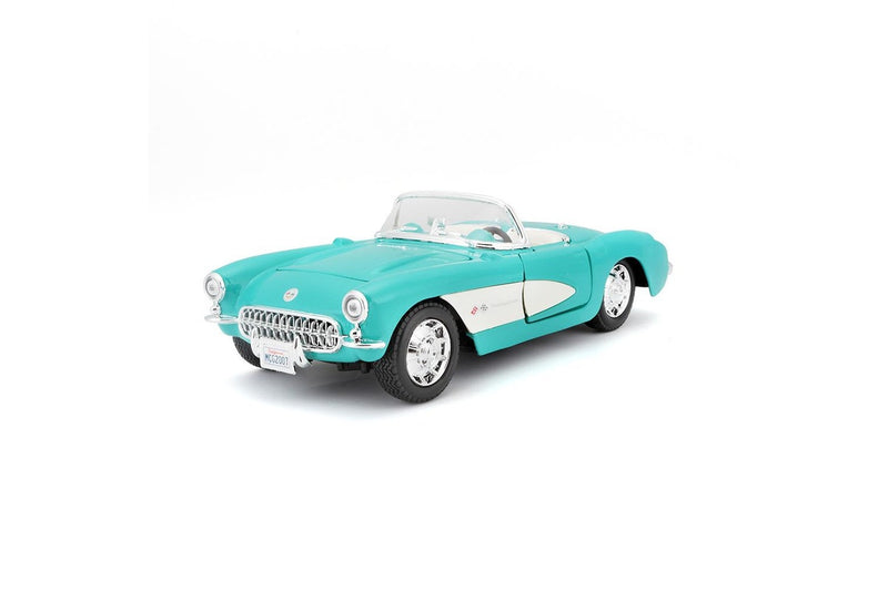 Maisto 1:24 Scale 1957 Chevrolet Corvette Model Car Kids Childrens Toy 3y+
