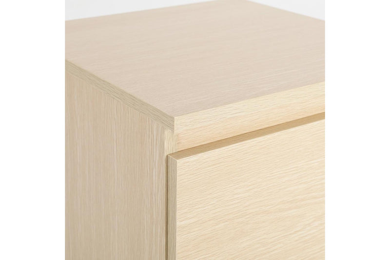 2X Bedside Table Side Storage Cabinet Nightstand Bedroom Drawer Joss Oak Bedside Tables