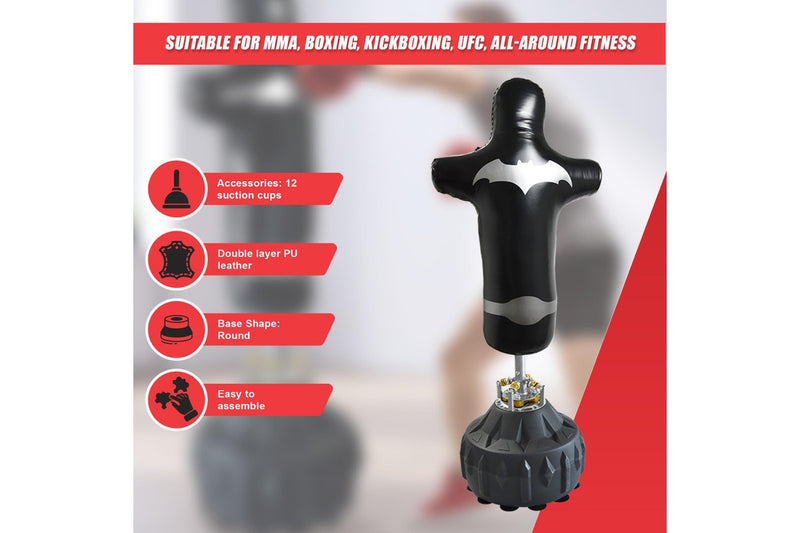 180cm Free Standing Boxing Punching Bag Stand MMA UFC Kick Fitness