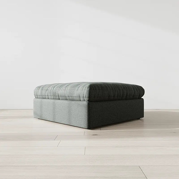 SALSIE Fabric Ottoman