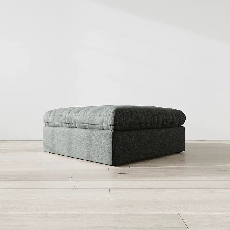 SALSIE Fabric Ottoman