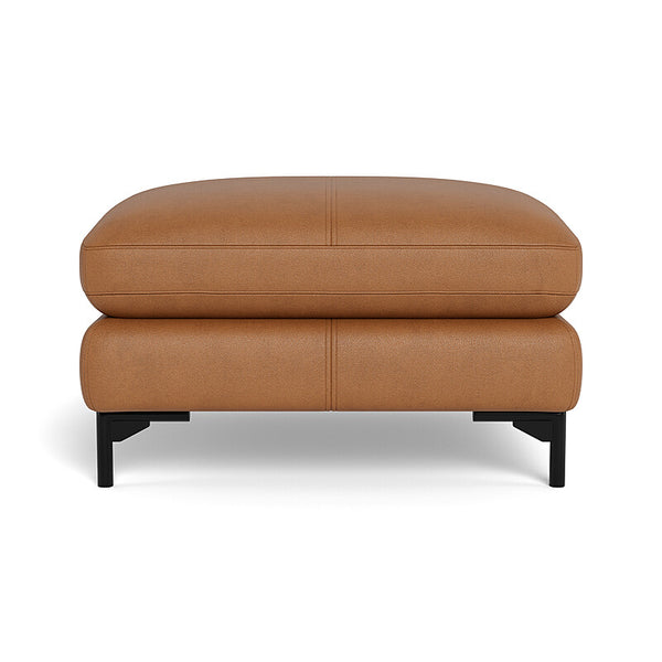 HENDRICKS Leather Ottoman
