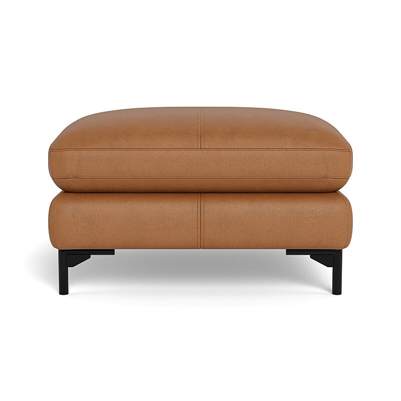 HENDRICKS Leather Ottoman